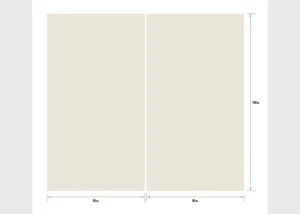 Dekorativní závěs Bězové záclony AG Design | 180 x 160 cm | FCSXL 4818 - Obrázek 5