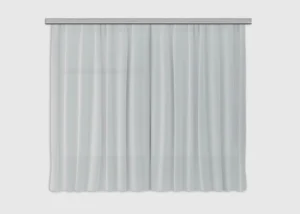 Dekorativní závěs Šědé záclony | 180 x 160 cm | FCSXL 4820 - Obrázek 2