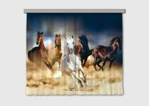 Curtain Horses, 180 x 160 cm, FCSXL 4824 - Obrázek 2