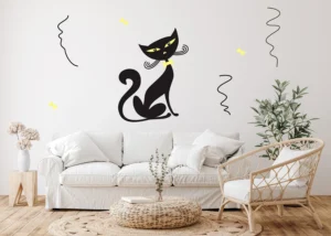 Samolepka na zeď Okouzlující Kocour | 65 x 85 cm | FL 0415 - Obrázek 4