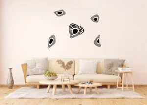 Samolepka na zeď Moderní Abstrakce | 65 x 85 cm | FL 0462 - Obrázek 3