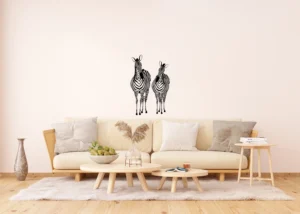 Wall Stickers Zebra Flock, 65 x 85 cm, FL 1012 - Image 4