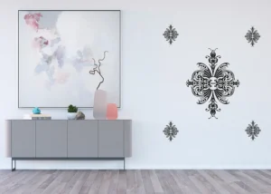 Samolepka na zeď Sametová Ozdoba | 65 x 85 cm | FL 1013 - Obrázek 2