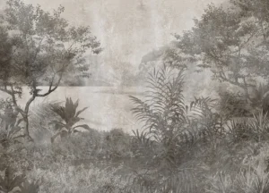 Wall Mural Tropical Lake, 375 x 270 cm, FT5P 3067 - Obrázek 2