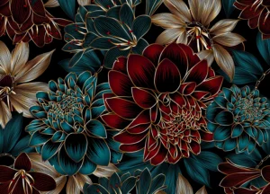 Fototapeta Elegantní Dahlia | Vliesová fototapeta na zed' | 375 x 270 cm | FT5P 352015 - Obrázek 2