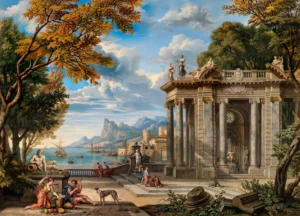 Wall Mural Roman Art, Premium Non-woven Wallpaper, 375 x 270 cm, FT5P 352133 - Image 2