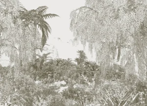 Fototapeta Nakreslená Džungle | Vliesová fototapeta na zed' | 375 x 270 cm | FT5P 352217 - Obrázek 2