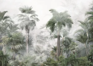 Wall Mural Tropical Forest, Premium Non-woven Wallpaper, 375 x 270 cm, FT5P 3039 - Image 2