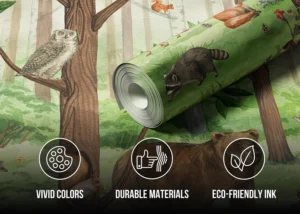 Wall Mural Playful Forest, 375 x 270 cm, FTD5P 3053 - Obrázek 3