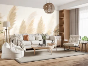 Wall Mural Pampas, Premium Non-woven Wallpaper, 375 x 270 cm, FT5P 3057 - Image 5