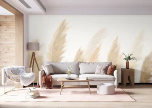 Wall Mural Pampas, Premium Non-woven Wallpaper, 375 x 270 cm, FT5P 3057 - Image 3