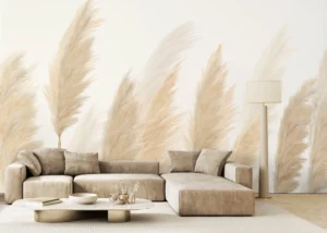 Wall Mural Pampas, Premium Non-woven Wallpaper, 375 x 270 cm, FT5P 3057