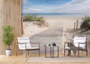 Wall Mural Beach Path, Premium Non-woven Wallpaper, 375 x 270 cm, FT5P 3059 - Image 5