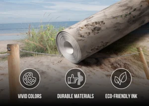 Wall Mural Beach Path, Premium Non-woven Wallpaper, 375 x 270 cm, FT5P 3059 - Image 6