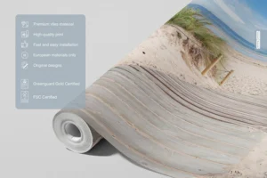 Wall Mural Beach Path, Premium Non-woven Wallpaper, 375 x 270 cm, FT5P 3059 - Image 7