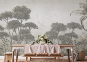 Fototapeta Odbarvená Džungle | Vliesová fototapeta na zed' | 375 x 270 cm | FT5P 3061 - Obrázek 3