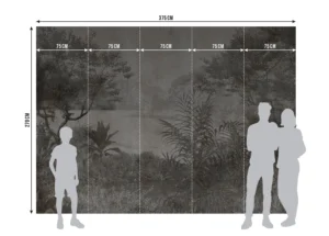 Wall Mural Tropical Lake, 375 x 270 cm, FT5P 3067 - Obrázek 11