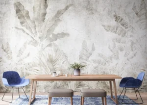 Wall Mural Leaves Prints, Premium Non-woven Wallpaper, 375 x 270 cm, FT5P 3071 - Image 5