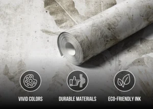Wall Mural Leaves Prints, Premium Non-woven Wallpaper, 375 x 270 cm, FT5P 3071 - Image 9