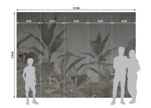 Fototapeta Tropické Listy | Vliesová fototapeta na zed' | 375 x 270 cm | FT5P 3073 - Obrázek 9