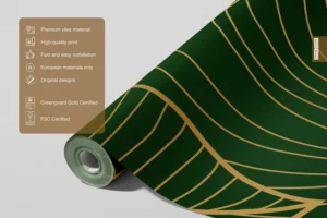 Fototapeta Zlatá Zeleň | Vliesová fototapeta na zed' | 375 x 270 cm | FT5P 3099 - Obrázek 6