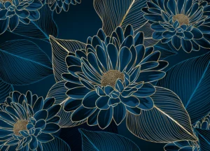 Wall Mural Chrysanthemums, 375 x 270 cm, FT5P 352001 - Obrázek 2