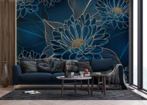 Wall Mural Chrysanthemums, 375 x 270 cm, FT5P 352001 - Obrázek 3