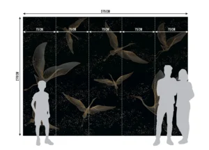 Fototapeta Zlaté Jeřáby | Vliesová fototapeta na zed' | 375 x 270 cm | FT5P 352011 - Obrázek 7