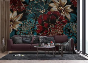 Fototapeta Elegantní Dahlia | Vliesová fototapeta na zed' | 375 x 270 cm | FT5P 352015 - Obrázek 4