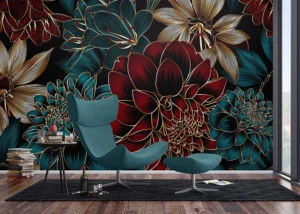 Fototapeta Elegantní Dahlia | Vliesová fototapeta na zed' | 375 x 270 cm | FT5P 352015 - Obrázek 3