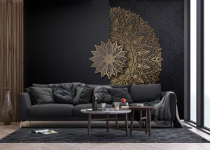 Fototapeta Luxusní Mandala | Vliesová fototapeta na zed' | 375 x 270 cm | FT5P 352029 - Obrázek 3