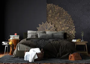 Fototapeta Luxusní Mandala | Vliesová fototapeta na zed' | 375 x 270 cm | FT5P 352029 - Obrázek 4