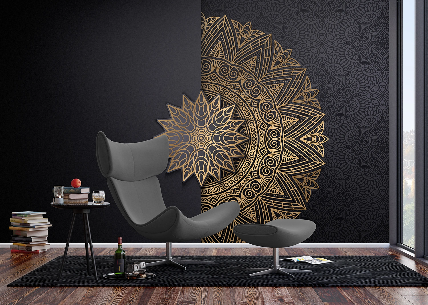 FT5P_352029_INTERIOR_3 Wall Mural Luxury Mandala, 375 x 270 cm, FT5P 352029
