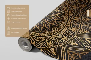 Fototapeta Luxusní Mandala | Vliesová fototapeta na zed' | 375 x 270 cm | FT5P 352029 - Obrázek 7