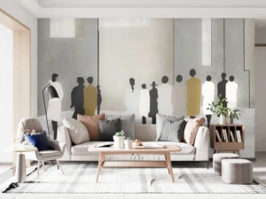 Fototapeta Nakreslení Lidé | Vliesová fototapeta na zed' | 375 x 270 cm | FT5P 352045