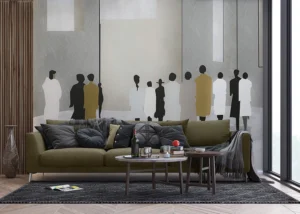 Fototapeta Nakreslení Lidé | Vliesová fototapeta na zed' | 375 x 270 cm | FT5P 352045 - Obrázek 5