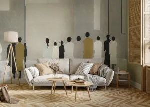 Fototapeta Nakreslení Lidé | Vliesová fototapeta na zed' | 375 x 270 cm | FT5P 352045 - Obrázek 3