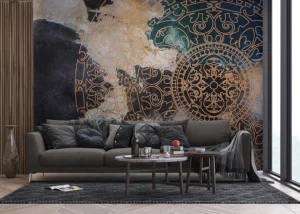 Fototapeta Modré Výpary | Vliesová fototapeta na zed' | 375 x 270 cm | FT5P 352049 - Obrázek 5