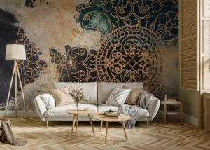 Fototapeta Modré Výpary | Vliesová fototapeta na zed' | 375 x 270 cm | FT5P 352049 - Obrázek 4