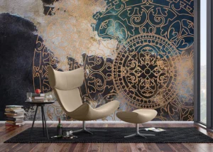 Fototapeta Modré Výpary | Vliesová fototapeta na zed' | 375 x 270 cm | FT5P 352049 - Obrázek 3