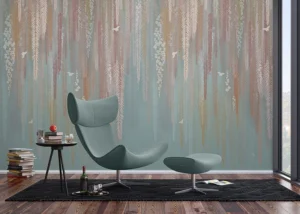 Wall Mural Hanging Tropics, Premium Non-woven Wallpaper, 375 x 270 cm, FT5P 352071
