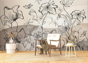 Wall Mural Abstract Botanical Flow, 375 x 270 cm, FT5P 352075 - Image 3