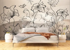 Fototapeta Abstraktní Botanický Proud | Vliesová fototapeta na zed' | 375 x 270 cm | FT5P 352075 - Obrázek 2