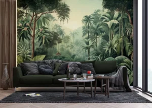 Wall Mural Watercolor Jungle, 375 x 270 cm, FT5P 352081 - Obrázek 5
