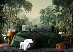 Wall Mural Watercolor Jungle, 375 x 270 cm, FT5P 352081 - Obrázek 3