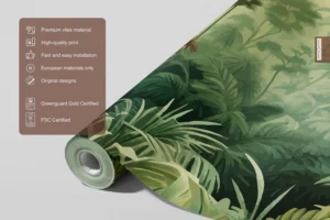 Fototapeta Akvarelová Džungle | Vliesová fototapeta na zed' | 375 x 270 cm | FT5P 352081 - Obrázek 7