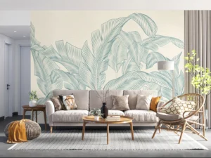 Wall Mural Subtle Palms, 375 x 270 cm, FT5P 352087 - Image 4