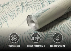 Wall Mural Subtle Palms, 375 x 270 cm, FT5P 352087 - Image 6