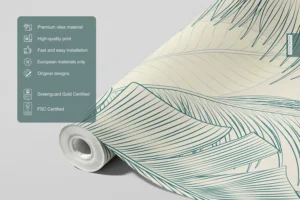 Wall Mural Subtle Palms, 375 x 270 cm, FT5P 352087 - Image 7