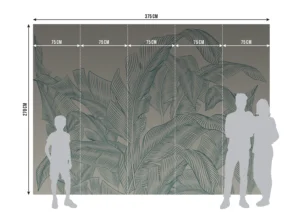 Fototapeta Jemné Palmy | Vliesová fototapeta na zed' | 375 x 270 cm | FT5P 352087 - Obrázek 5